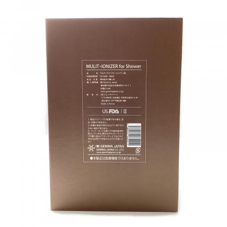 GEMMA JAPAN（ジェンマジャパン） シャワーヘッド マルチイオナイザー