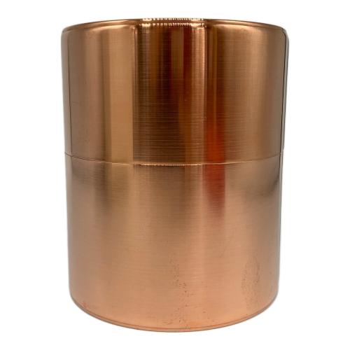 開化堂 (カイカドウ) 純銅茶筒 平型200g