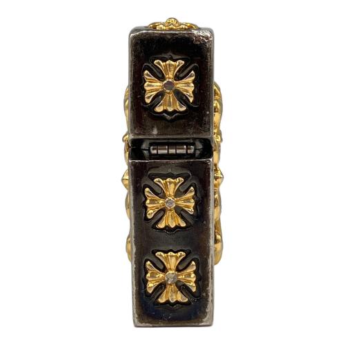 ZIPPO (ジッポ) ライター 2021年製 メタルジャケット サイドクロス USA製