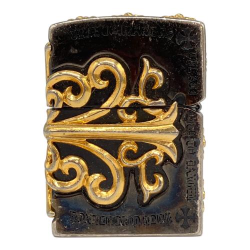 ZIPPO (ジッポ) ライター 2021年製 メタルジャケット サイドクロス USA製