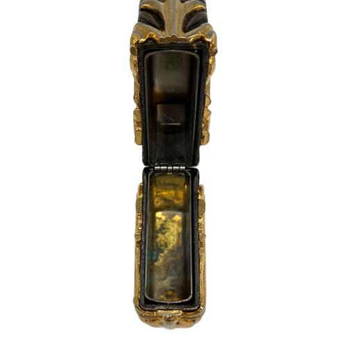 ZIPPO (ジッポ) ライター 2021年製 メタルジャケット サイドクロス USA製