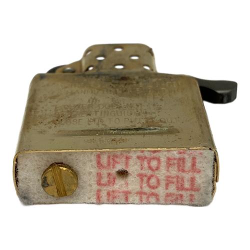 ZIPPO (ジッポ) ライター 2021年製 メタルジャケット サイドクロス USA製