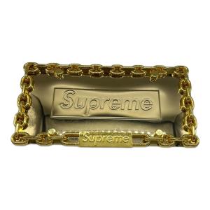 SUPREME (シュプリーム) チェーンライセンスプレート 18AW ゴールド