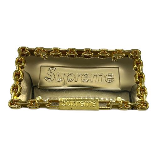 SUPREME (シュプリーム) チェーンライセンスプレート 18AW ゴールド
