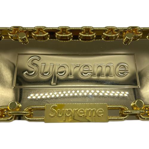 SUPREME (シュプリーム) チェーンライセンスプレート 18AW ゴールド