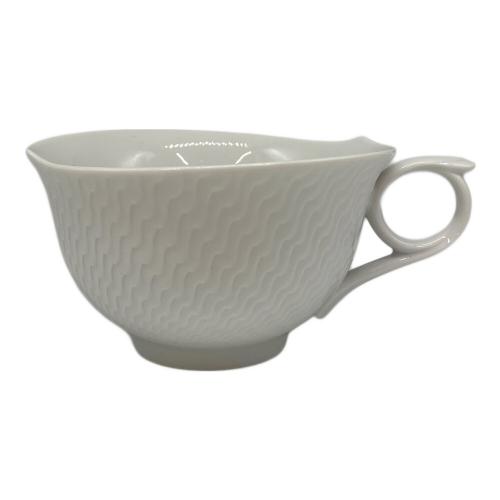 Meissen (マイセン) カップ&ソーサー ヨゴレ有 波の戯れホワイト