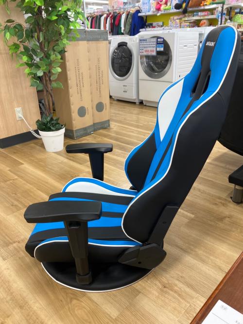 AK Racing (エーケーレーシング) ゲーミング座椅子 AKR-GYOKUZA/V2-BLUE ブルー×ブラック 極坐 V2