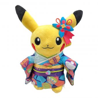 加賀着物のピカチュウ　ぬいぐるみ  ポケモンセンターカナザワ