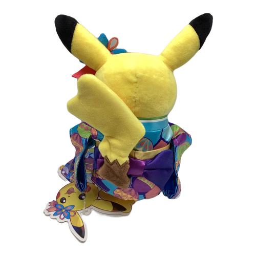加賀着物のピカチュウ　ぬいぐるみ  ポケモンセンターカナザワ