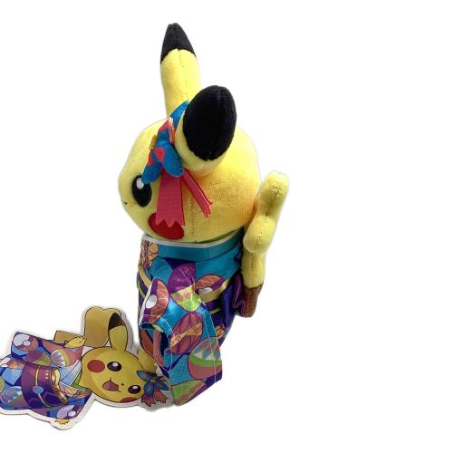 加賀着物のピカチュウ　ぬいぐるみ  ポケモンセンターカナザワ
