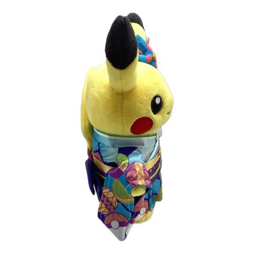 加賀着物のピカチュウ　ぬいぐるみ  ポケモンセンターカナザワ