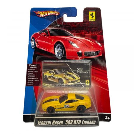 HOT WHEELS (ホットウィールズ) ミニカー 1/64 Ferrari 599 GTB Fiorano(イエロー×ブラック) 「Hot Wheels FERRARI RACER」 [M9852-0519]