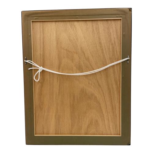 絵画 CATHELIN 『ピンクと赤の百日草』