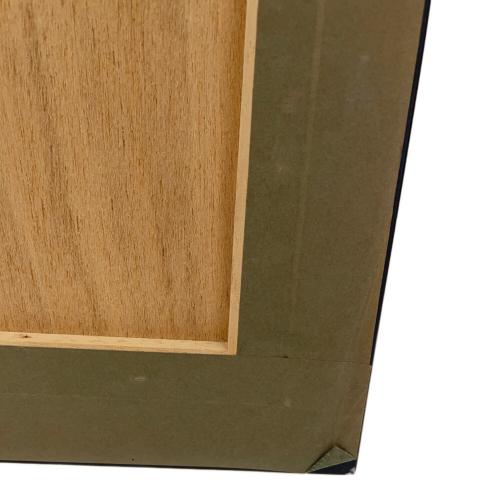 絵画 CATHELIN 『ピンクと赤の百日草』