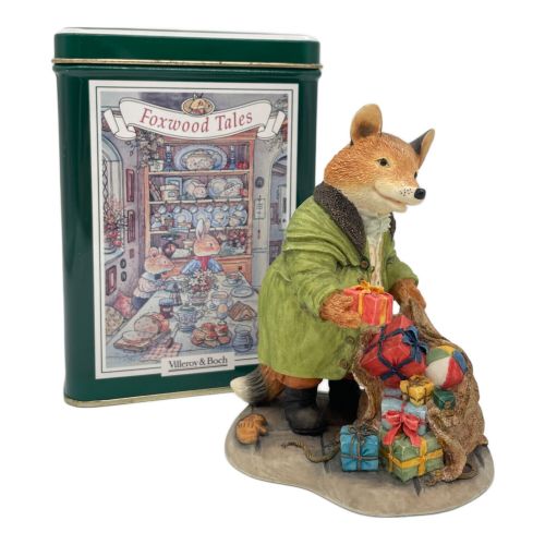 Villeroy&Boch (ビレロイアンドボッホ) 置物 箱付 Foxwood Tales 「Winter at Foxwood」 1994年