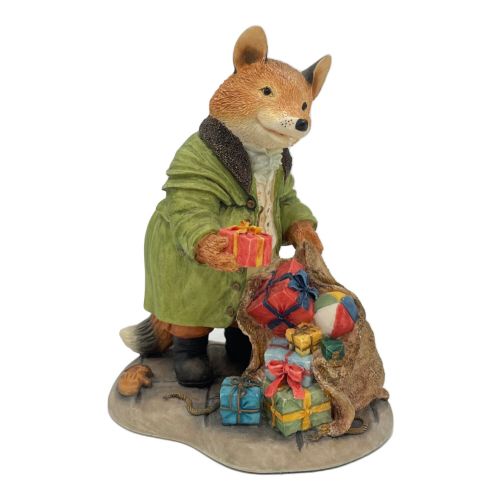 Villeroy&Boch (ビレロイアンドボッホ) 置物 箱付 Foxwood Tales 「Winter at Foxwood」 1994年