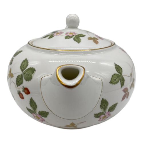 Wedgwood (ウェッジウッド) ティーポット ワイルドストロベリー ティーポット L 1200ml 黒壺