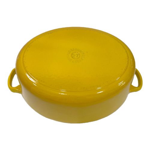 LE CREUSET (ルクルーゼ) ココットオーバル SIZE 27cm イエロー ★