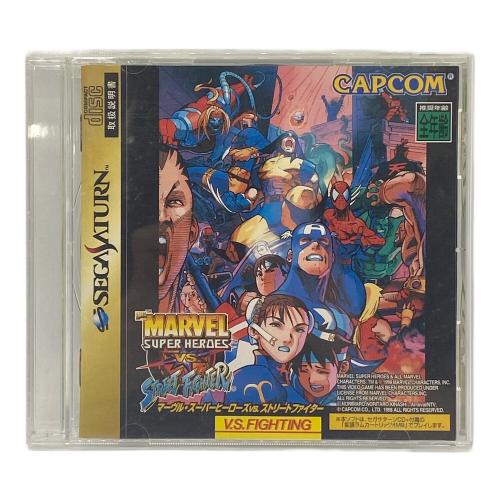 セガサターン用ソフト マーヴル・スーパーヒーローズ VS. ストリートファイター 拡張ラムカートリッジ4MB付属 -