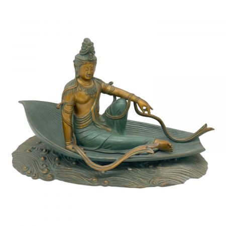 Amazon｜仏師銘版 夢違観音 25cm 蝋型/青銅（ブロンズ）製 仏師：長田