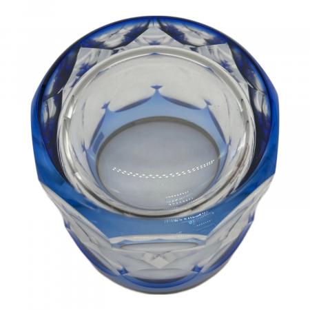 HOYAクリスタル　瑠璃色被せ　向付鉢　　５個セット【未使用　美品】 HOYAクリスタル 瑠璃色被せ 向付鉢 5個セット【未使用 美品】 HOYA