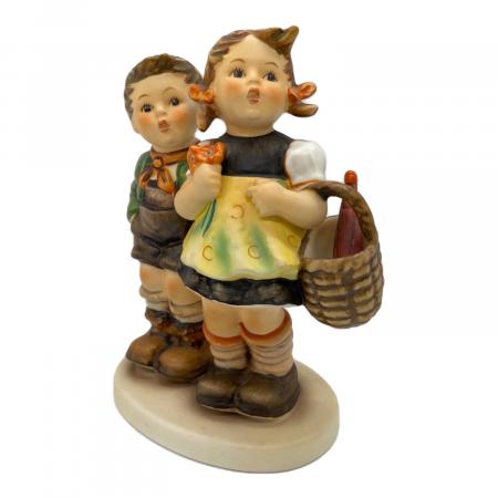 GOEBEL (ゲーベル) フンメル人形 兄弟お買い物 フィギュリン 西ドイツ