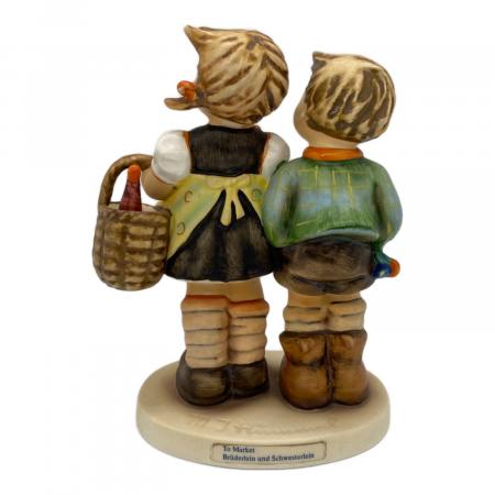 ゲーベル Goebel Hummel  フンメル人形 フィギュリン GOEBEL (ゲーベル) フンメル人形 兄弟お買い物 フィギュリン 西ドイツ