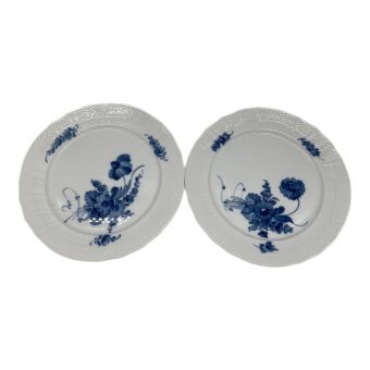 ROYAL COPENHAGEN (ロイヤル・コペンハーゲン) プレート 21cm ブルーフラワー・カーブ 2Pセット
