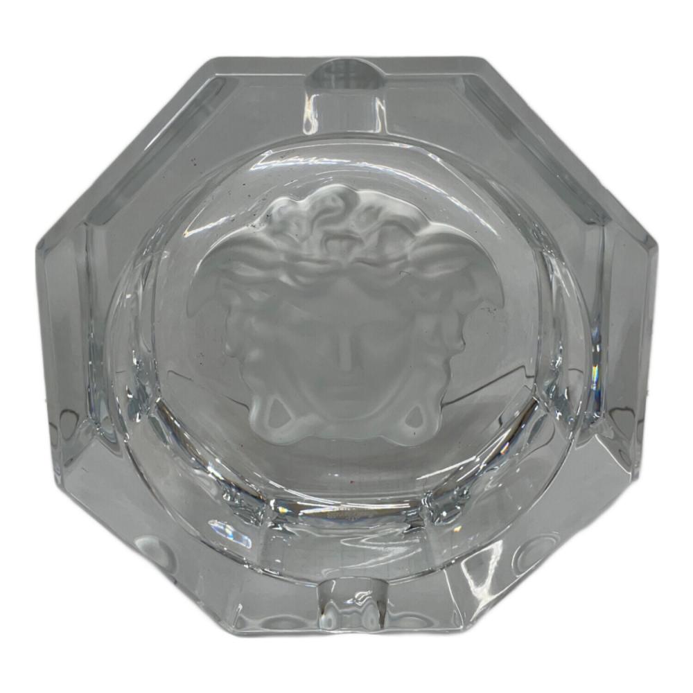 未使用　VERSACE × Rosenthal　メデューサ　灰皿　小物入れ　置物 VERSACE (ヴェルサーチ) メデューサ クリスタル灰皿 Rosenthal
