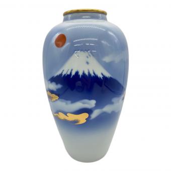 深川製磁 (フカガワセイジ) 雲金光明富士 花生