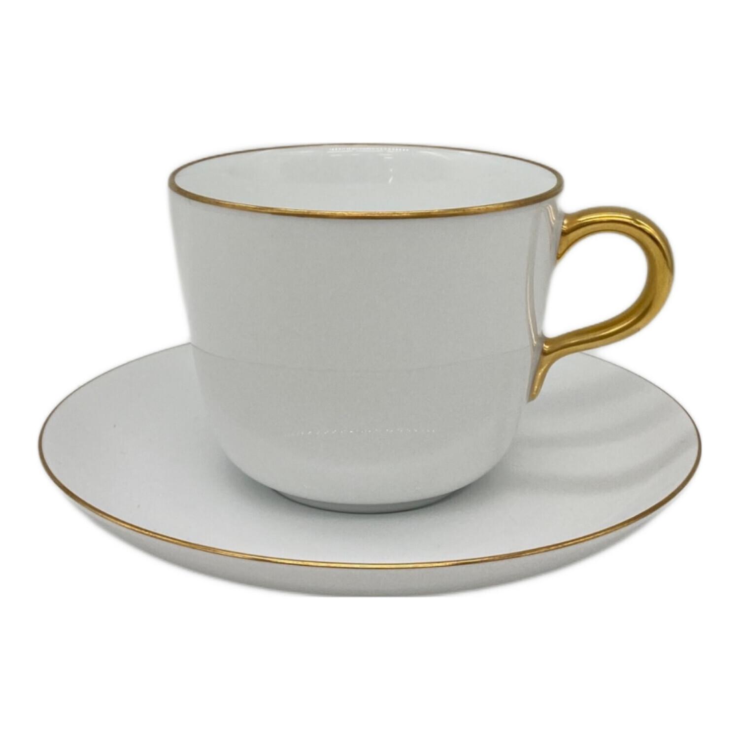 大倉陶園 OKURA ゴールドライン洋食器 大倉陶園 (オオクラトウエン) カップ&ソーサー モーニング碗皿