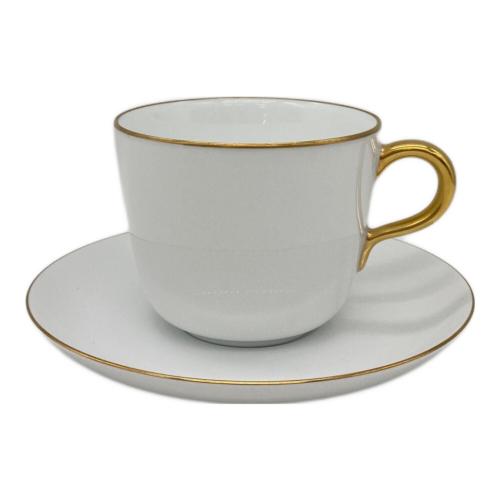 大倉陶園 (オオクラトウエン) カップ&ソーサー モーニング碗皿 ゴールドライン