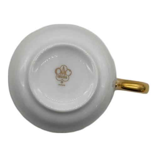 大倉陶園 (オオクラトウエン) カップ&ソーサー モーニング碗皿 ゴールドライン