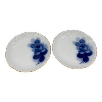 大倉陶園 (オオクラトウエン) 銘々皿 15cm 8211 ブルーローズ(8211) 2Pセット