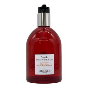 HERMES (エルメス) オードゥルバーブエカルラット ハンド＆ボディクレンジングジェル 300ml ラバーバンドセット 〇