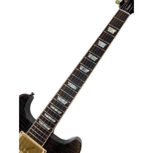 GIBSON (ギブソン)  Les Paul Standard Double Cutaway Plus Trans Black ダブルカッタウェイ ペグ交換