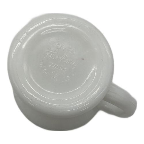 Fire King (ファイヤーキング) Dハンドルマグ ホワイト 1956年頃～1960年代初頭