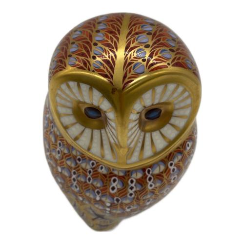 ROYAL CROWN DERBY (ロイヤルクラウンダービー) フィギュリン フクロウ ブラウン イングランド製 ★