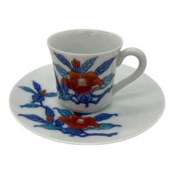 今右衛門 (イマエモン) 珈琲碗セット 錦椿絵 6Pセット