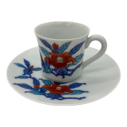 今右衛門 (イマエモン) 珈琲碗セット 錦椿絵 6Pセット