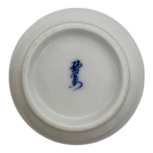 十四代 柿右衛門 (ジュウヨンダイ カキエモン) 一輪生 長形 粟鶉文