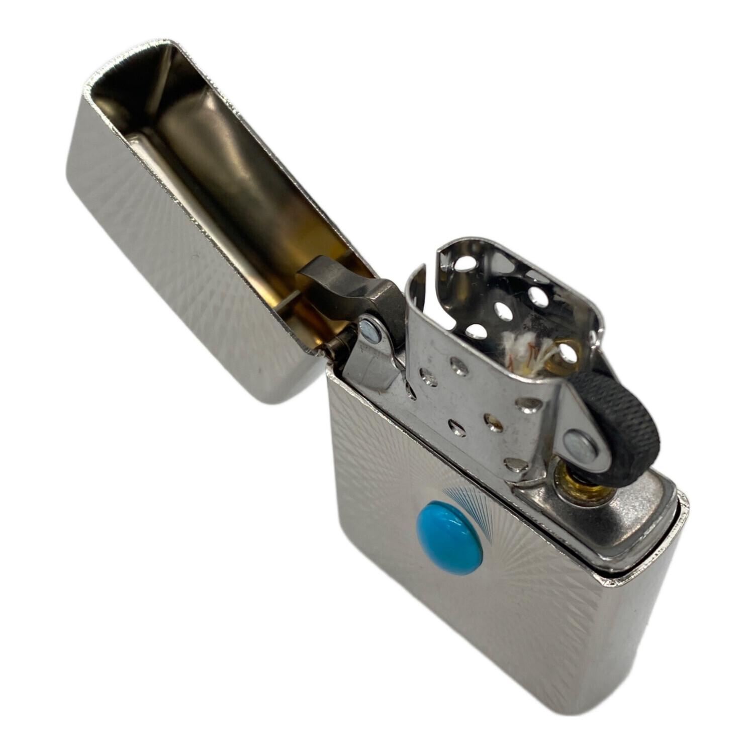 ZIPPO (ジッポ) アーマー プラチナプレート ターコイズ 両面加工 2014