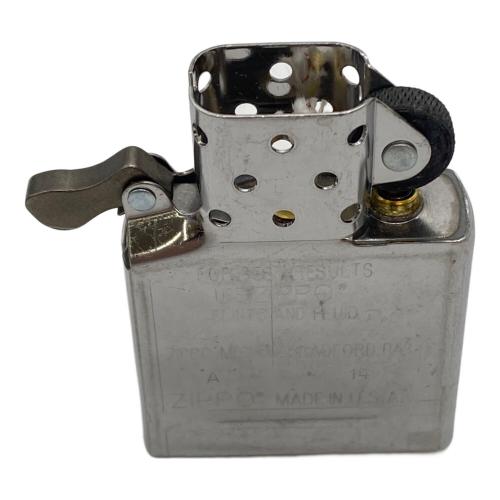 ZIPPO (ジッポ) アーマー プラチナプレート ターコイズ 両面加工 2014 