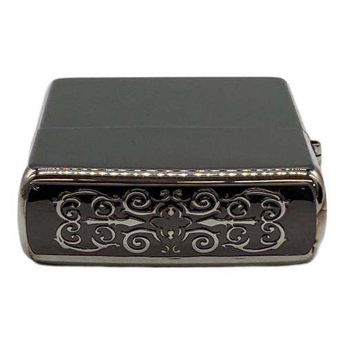 ZIPPO (ジッポ) アンティークシルバー 3面加工 2014年製