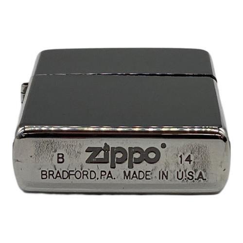 ZIPPO (ジッポ) アンティークシルバー 3面加工 2014年製