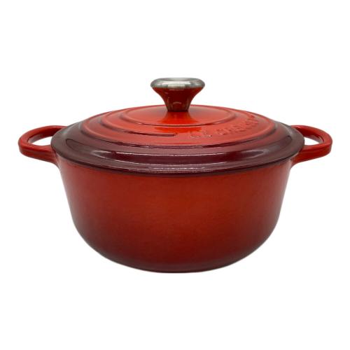 LE CREUSET (ルクルーゼ) ココット SIZE 20cm チェリーレッド