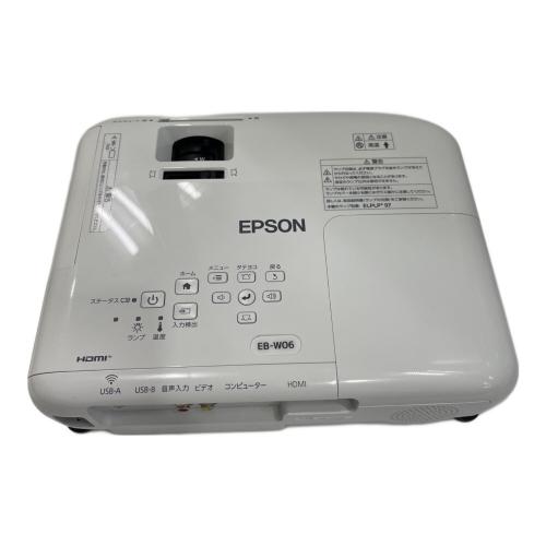 EPSON (エプソン) プロジェクター リモコン/ケーブル付き EB-W06 2021年製 -