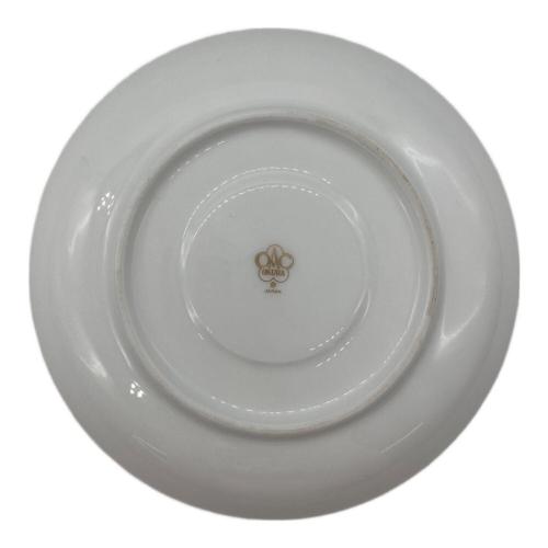 大倉陶園 (オオクラトウエン) カップ&ソーサーセット レッド&ブルー 色蒔き 2Pセット