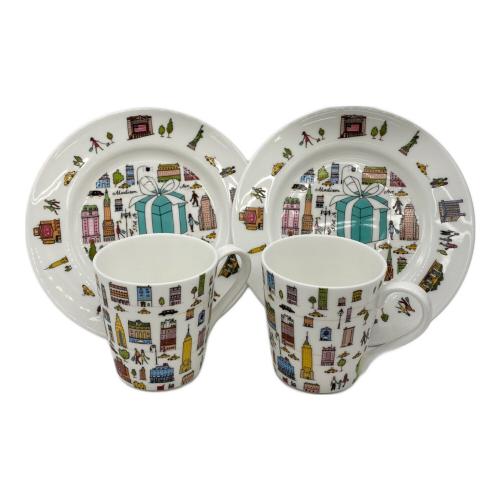 TIFFANY & Co. (ティファニー) カップ&プレートセット 企業ロゴ有 トワレ 2Pセット