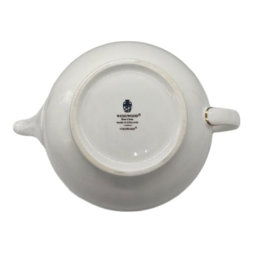 Wedgwood (ウェッジウッド) ティーポット イングランド製/黒壺/廃盤品 コロラド